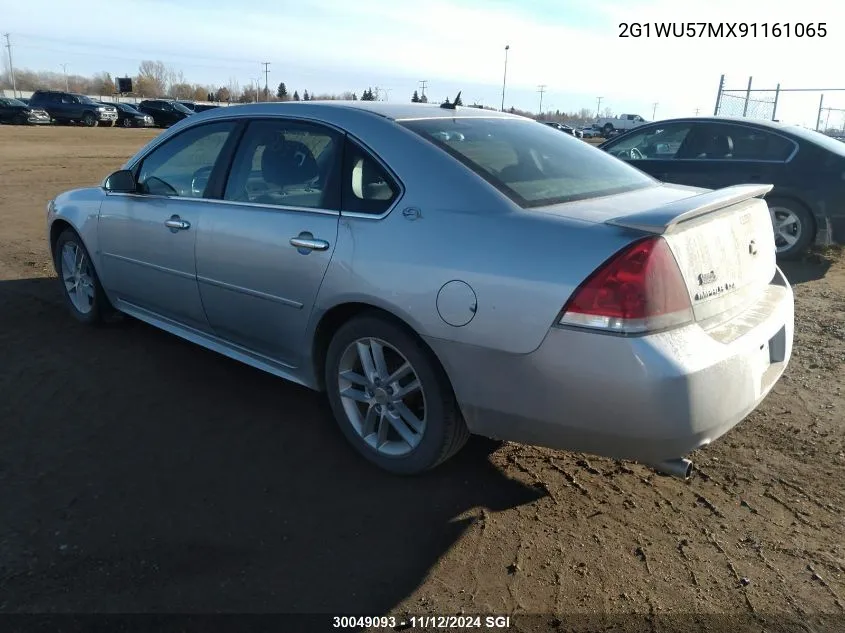 2009 Chevrolet Impala Ltz VIN: 2G1WU57MX91161065 Lot: 30049093