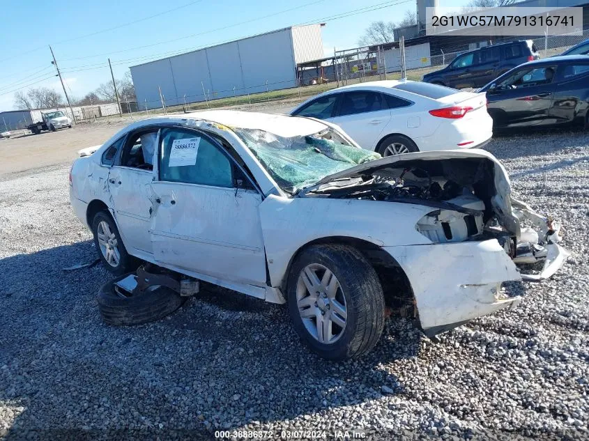 2009 Chevrolet Impala Lt VIN: 2G1WC57M791316741 Lot: 38886372