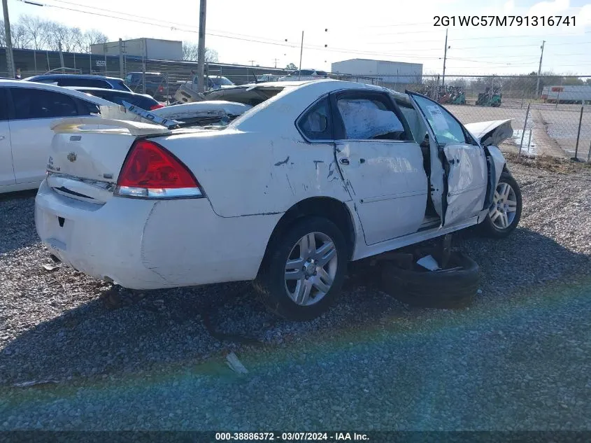 2009 Chevrolet Impala Lt VIN: 2G1WC57M791316741 Lot: 38886372