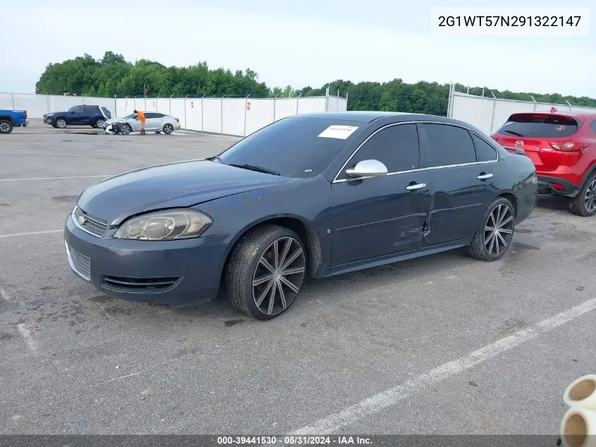 2G1WT57N291322147 2009 Chevrolet Impala Lt