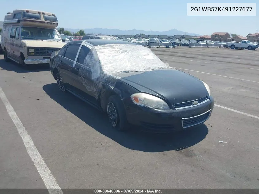 2009 Chevrolet Impala Ls VIN: 2G1WB57K491227677 Lot: 39646396