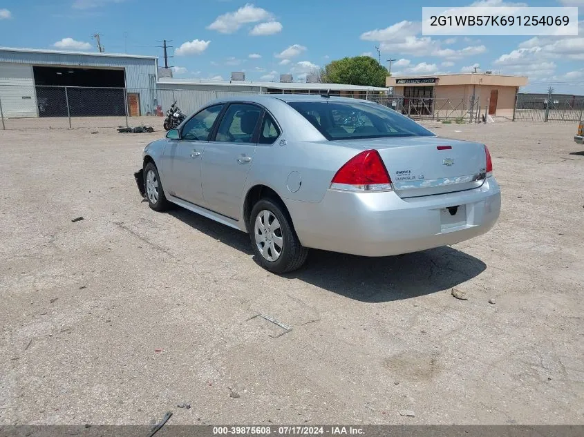 2009 Chevrolet Impala Ls VIN: 2G1WB57K691254069 Lot: 39875608