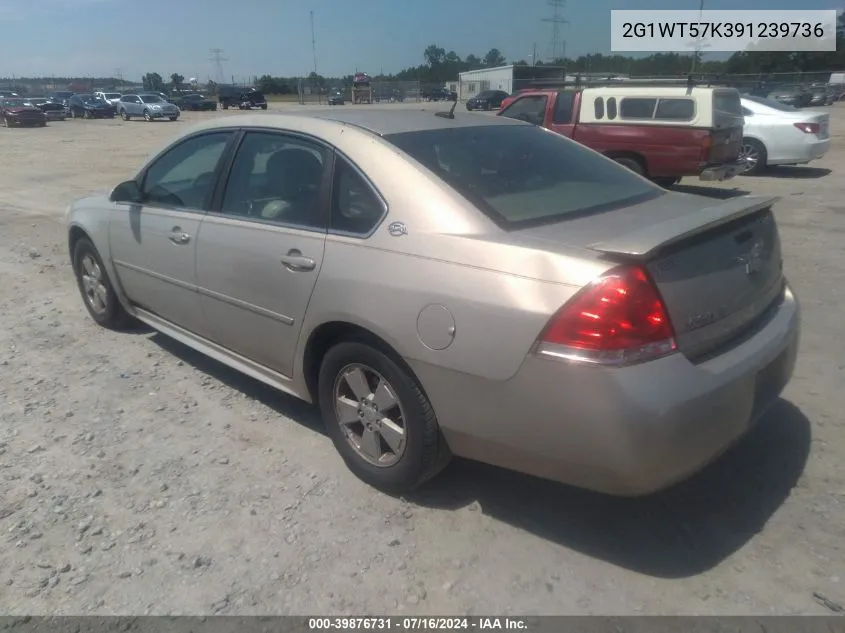 2G1WT57K391239736 2009 Chevrolet Impala Lt