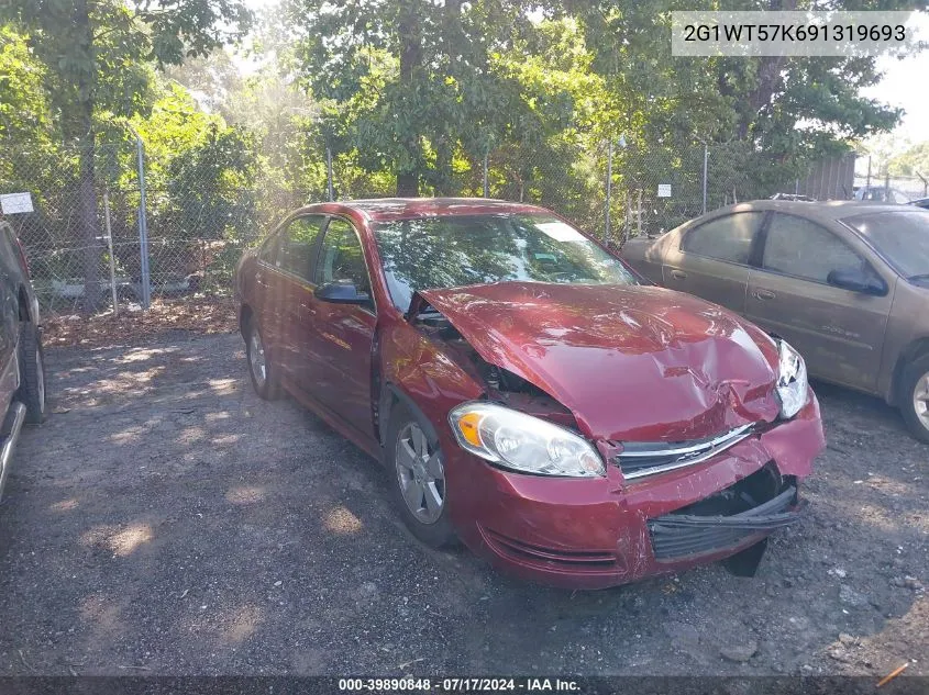 2G1WT57K691319693 2009 Chevrolet Impala Lt