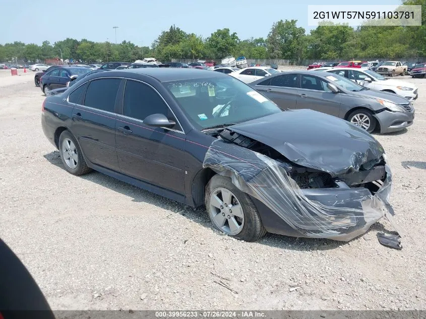 2G1WT57N591103781 2009 Chevrolet Impala Lt