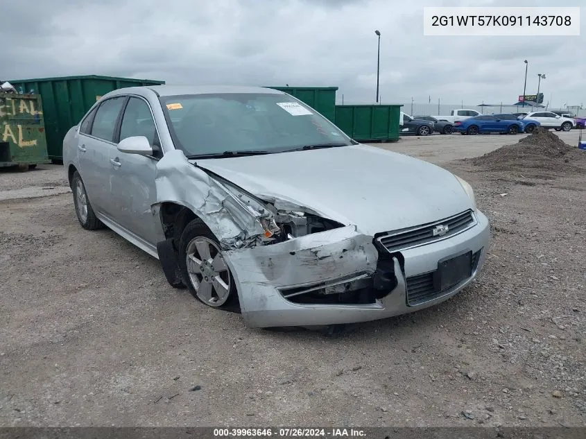 2G1WT57K091143708 2009 Chevrolet Impala Lt