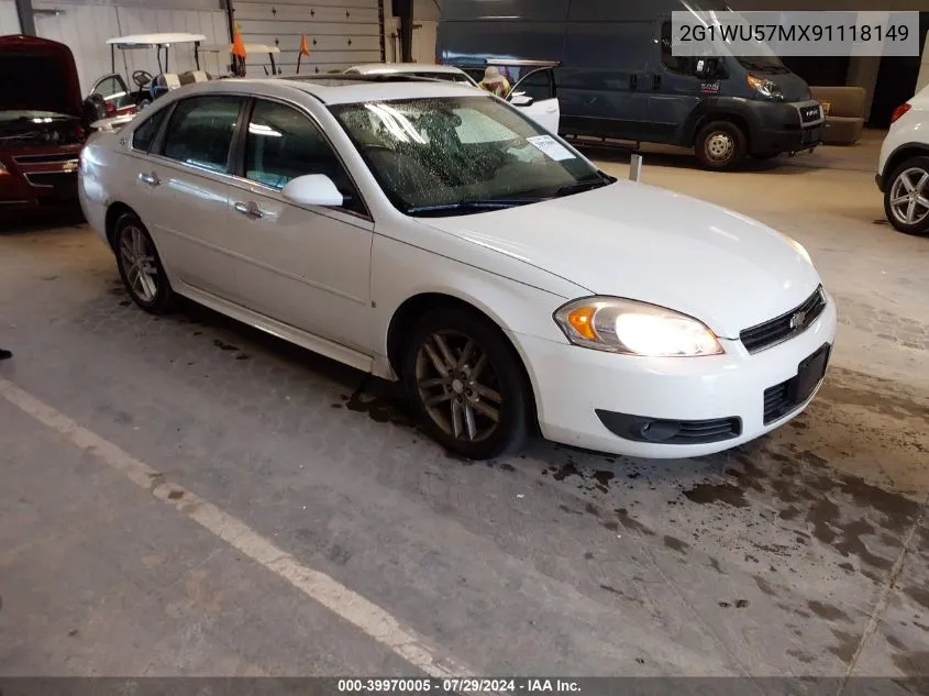 2009 Chevrolet Impala Ltz VIN: 2G1WU57MX91118149 Lot: 39970005