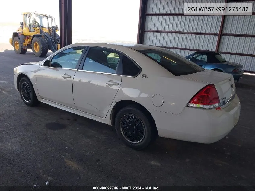 2G1WB57K991275482 2009 Chevrolet Impala Ls