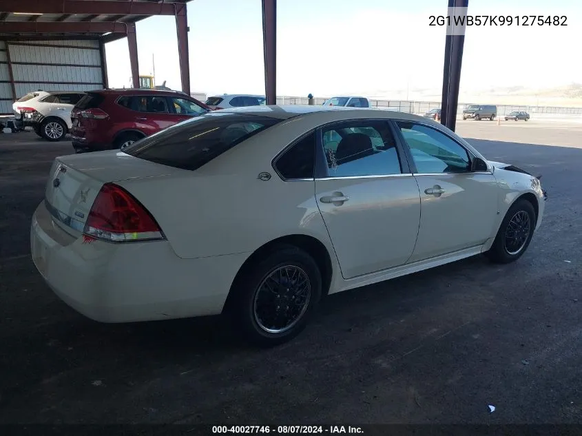 2G1WB57K991275482 2009 Chevrolet Impala Ls