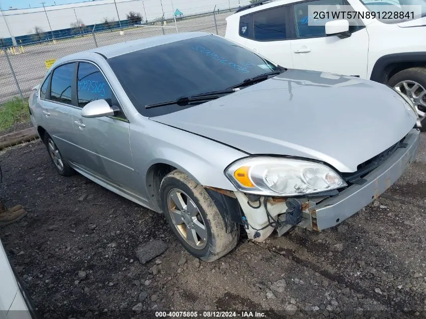 2G1WT57N891228841 2009 Chevrolet Impala Lt