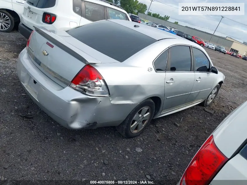 2G1WT57N891228841 2009 Chevrolet Impala Lt