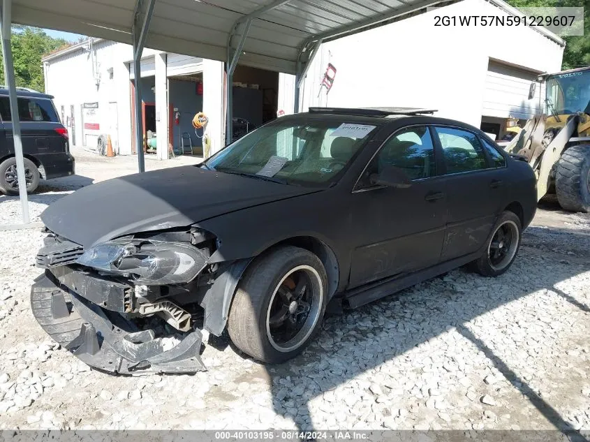 2G1WT57N591229607 2009 Chevrolet Impala Lt