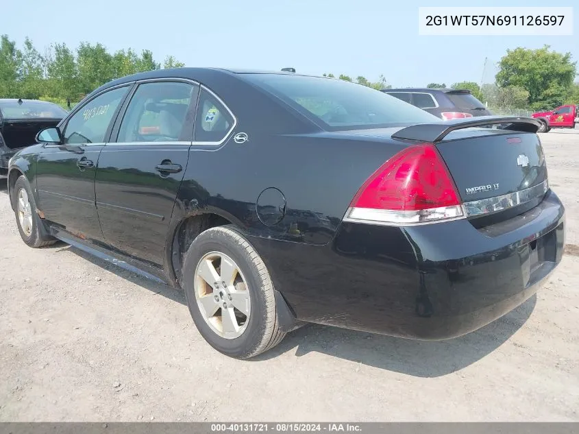 2009 Chevrolet Impala Lt VIN: 2G1WT57N691126597 Lot: 40131721