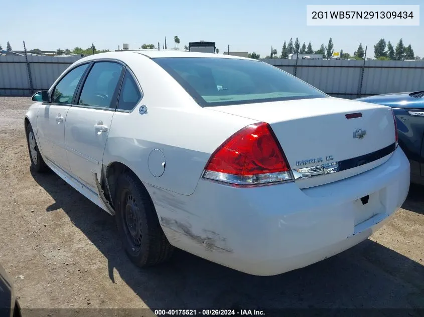 2G1WB57N291309434 2009 Chevrolet Impala Ls