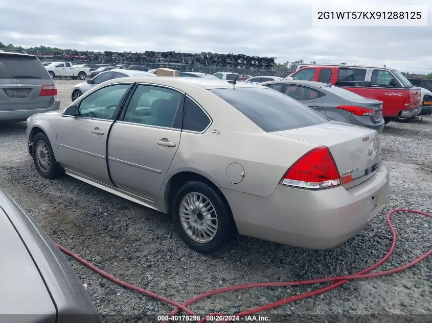 2009 Chevrolet Impala Lt VIN: 2G1WT57KX91288125 Lot: 40179298