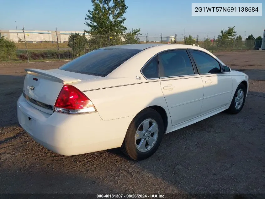 2G1WT57N691138684 2009 Chevrolet Impala Lt