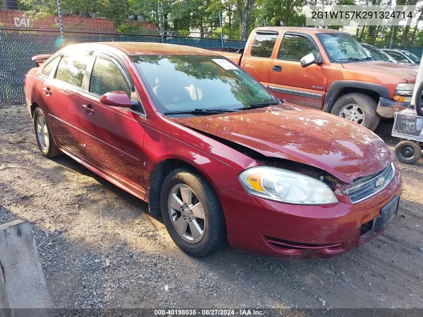 2009 Chevrolet Impala Lt VIN: 2G1WT57K291324714 Lot: 40198035