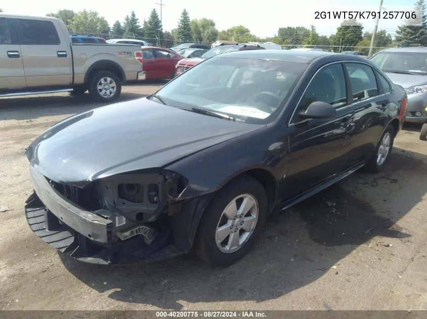 2009 Chevrolet Impala Lt VIN: 2G1WT57K791257706 Lot: 40200775