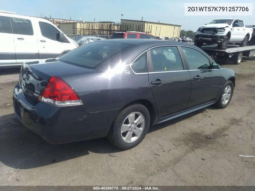 2G1WT57K791257706 2009 Chevrolet Impala Lt