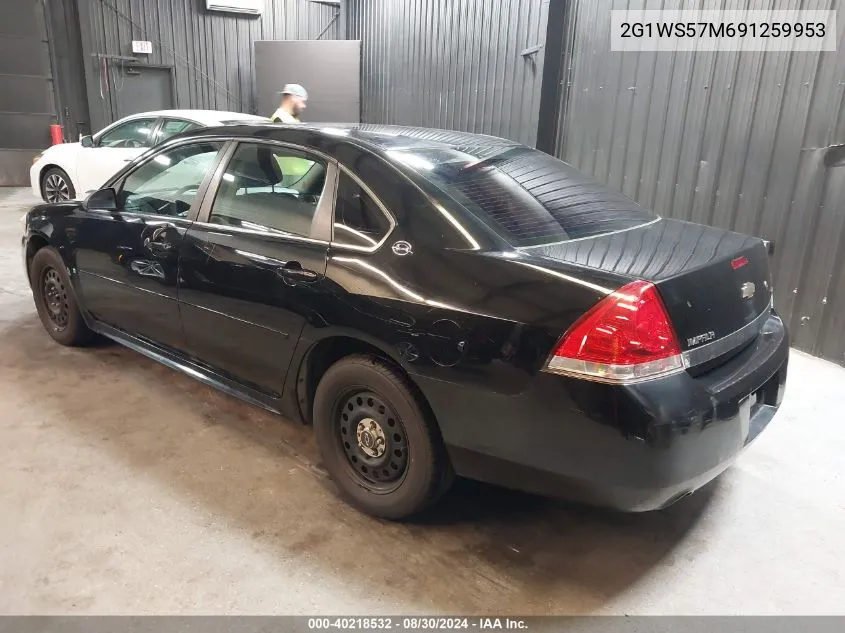 2G1WS57M691259953 2009 Chevrolet Impala Police