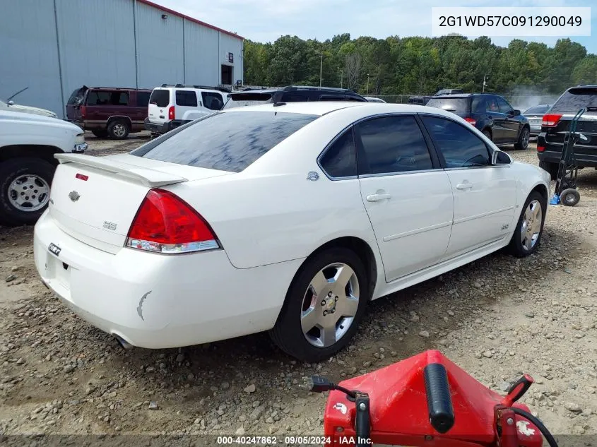 2009 Chevrolet Impala Ss VIN: 2G1WD57C091290049 Lot: 40247862