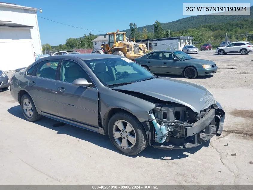 2G1WT57N191191924 2009 Chevrolet Impala Lt