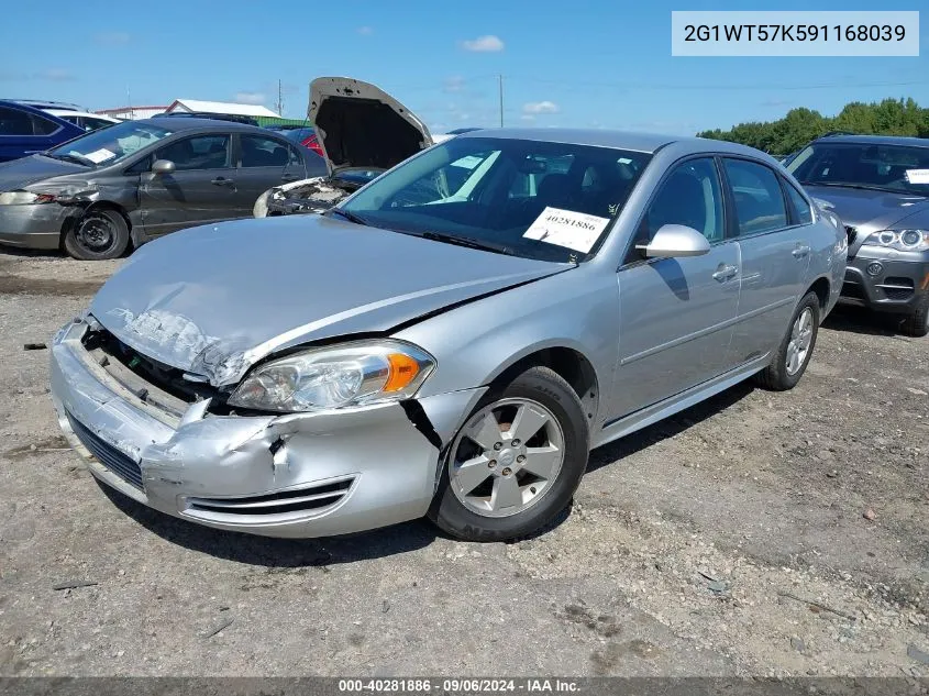 2G1WT57K591168039 2009 Chevrolet Impala Lt