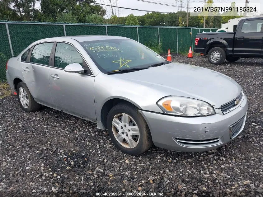 2009 Chevrolet Impala Ls VIN: 2G1WB57N991185324 Lot: 40285961