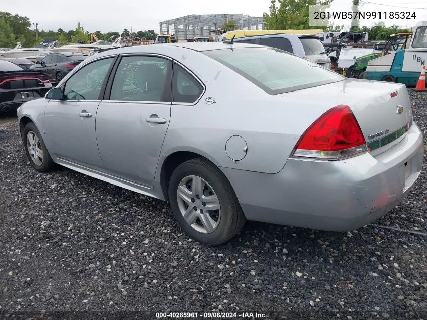 2009 Chevrolet Impala Ls VIN: 2G1WB57N991185324 Lot: 40285961