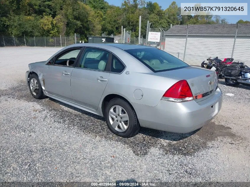 2G1WB57K791320645 2009 Chevrolet Impala Ls