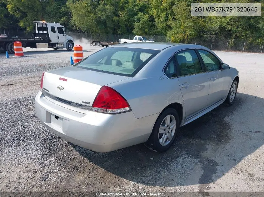 2009 Chevrolet Impala Ls VIN: 2G1WB57K791320645 Lot: 40299454