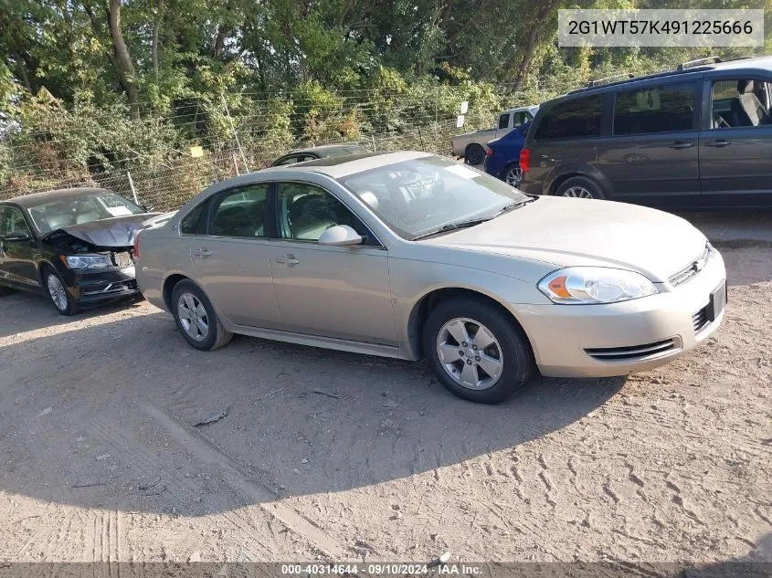 2G1WT57K491225666 2009 Chevrolet Impala Lt