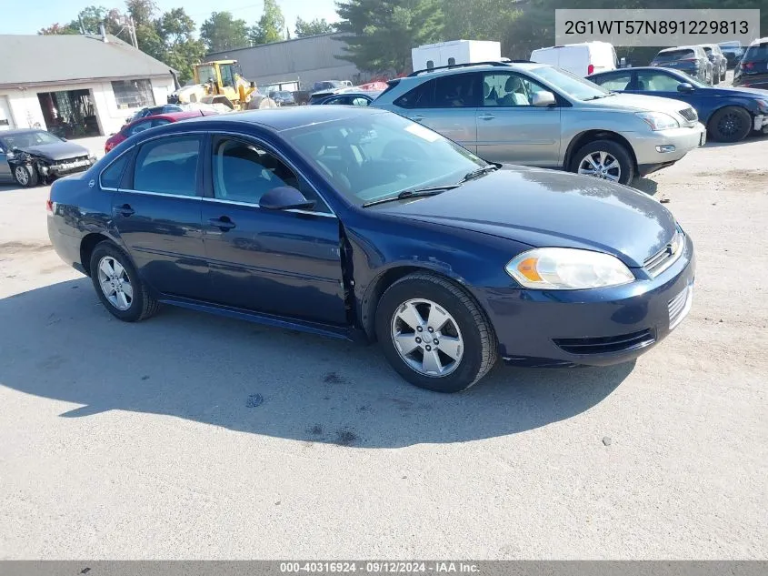 2009 Chevrolet Impala Lt VIN: 2G1WT57N891229813 Lot: 40316924