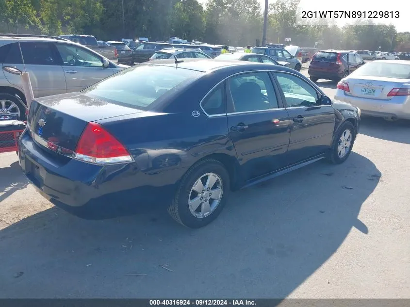 2G1WT57N891229813 2009 Chevrolet Impala Lt