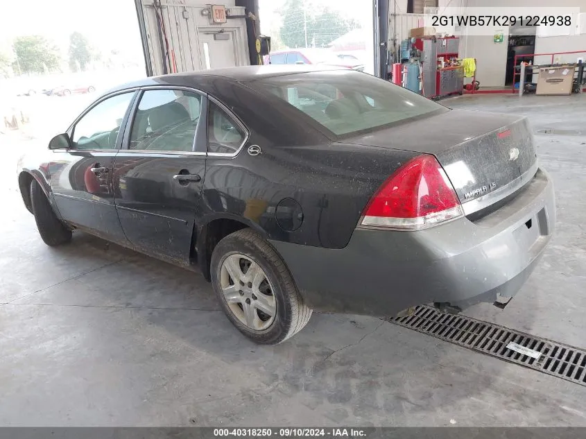 2G1WB57K291224938 2009 Chevrolet Impala Ls