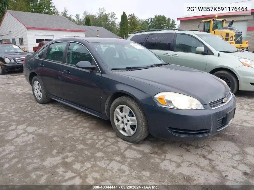 2009 Chevrolet Impala Ls VIN: 2G1WB57K591176464 Lot: 40344441