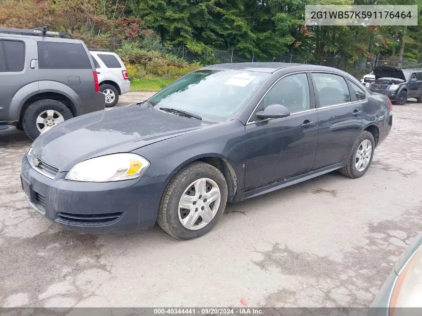 2G1WB57K591176464 2009 Chevrolet Impala Ls