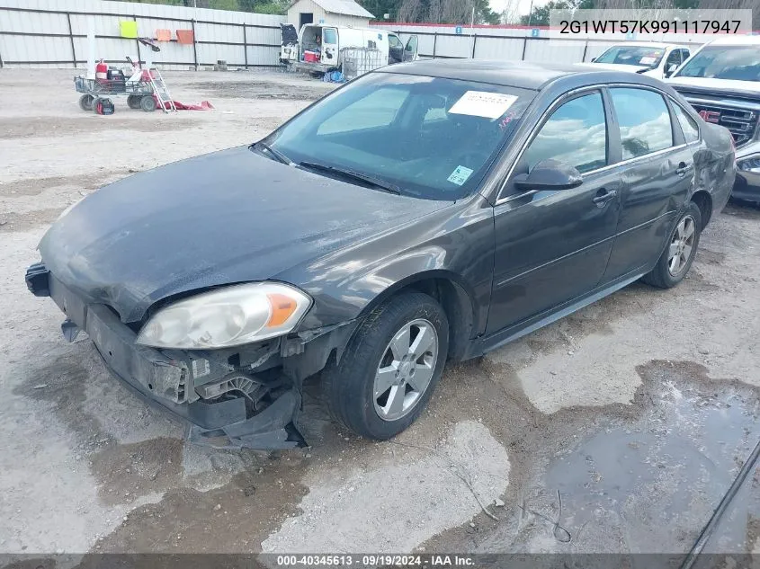 2G1WT57K991117947 2009 Chevrolet Impala Lt