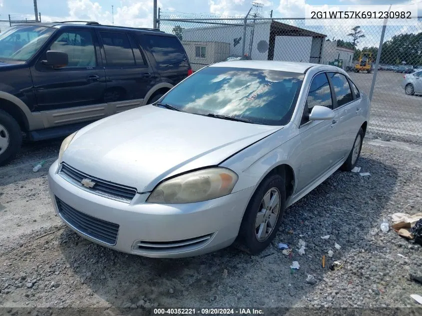 2009 Chevrolet Impala Lt VIN: 2G1WT57K691230982 Lot: 40352221