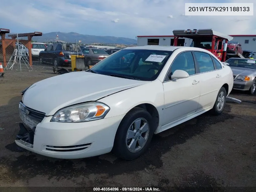 2009 Chevrolet Impala Lt VIN: 2G1WT57K291188133 Lot: 40354096