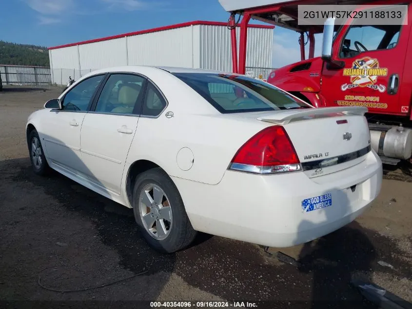 2009 Chevrolet Impala Lt VIN: 2G1WT57K291188133 Lot: 40354096