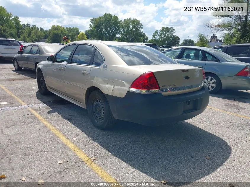 2009 Chevrolet Impala Ls VIN: 2G1WB57K591163021 Lot: 40368673