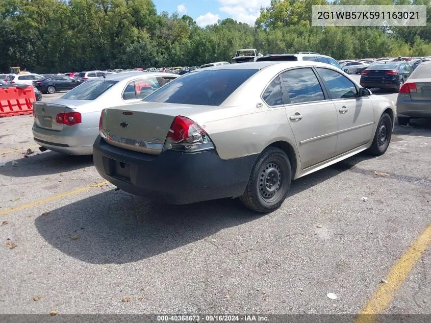 2009 Chevrolet Impala Ls VIN: 2G1WB57K591163021 Lot: 40368673