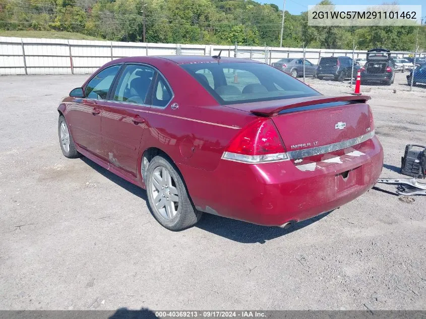 2009 Chevrolet Impala Lt VIN: 2G1WC57M291101462 Lot: 40369213