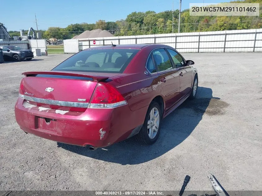 2009 Chevrolet Impala Lt VIN: 2G1WC57M291101462 Lot: 40369213