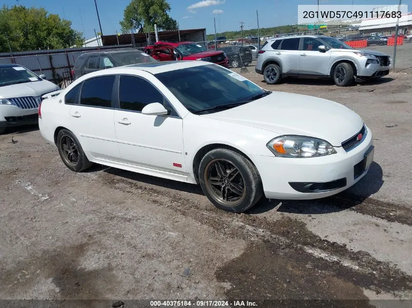 2G1WD57C491117683 2009 Chevrolet Impala Ss