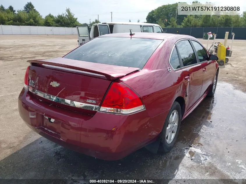 2G1WT57K191230808 2009 Chevrolet Impala Lt