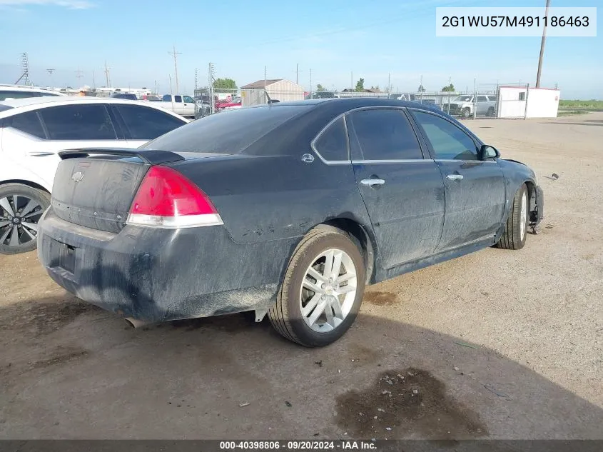 2009 Chevrolet Impala Ltz VIN: 2G1WU57M491186463 Lot: 40398806