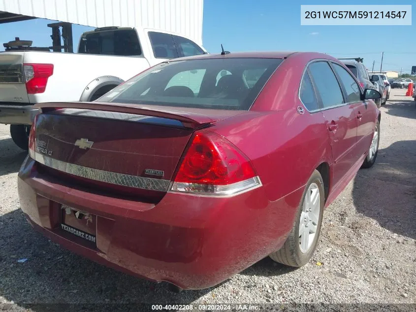 2009 Chevrolet Impala Lt VIN: 2G1WC57M591214547 Lot: 40402208