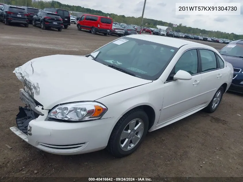 2009 Chevrolet Impala Lt VIN: 2G1WT57KX91304730 Lot: 40416642